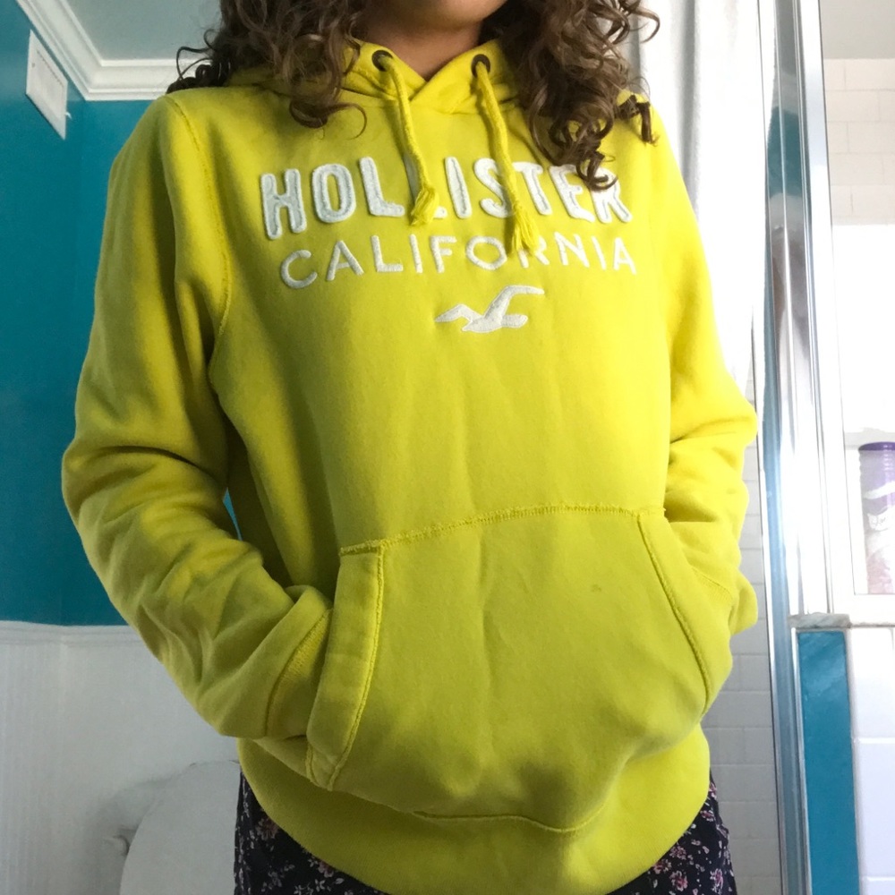 Yellow Hollister Hoodie